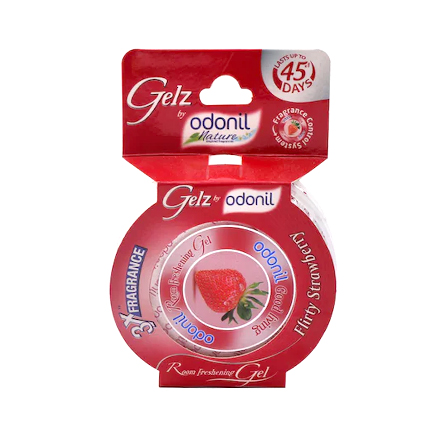 Odonil Air Freshener Gels Flirty Strawberry